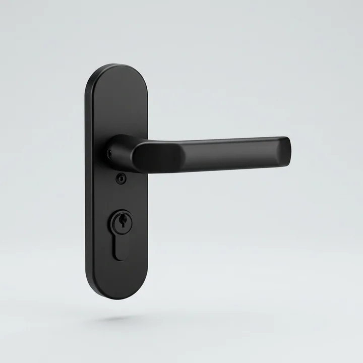 Black handle finish