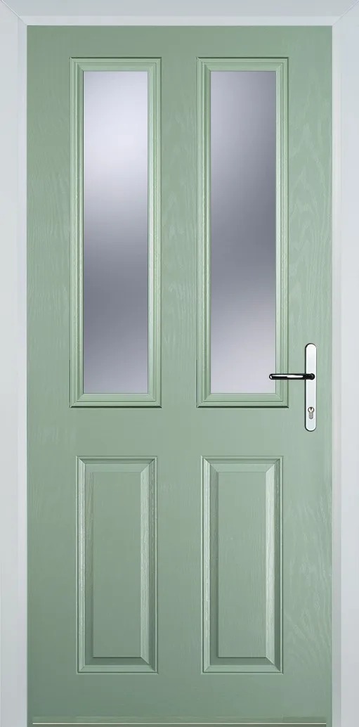 Composite Doors 2 Panel 2 Square Chartwell Green