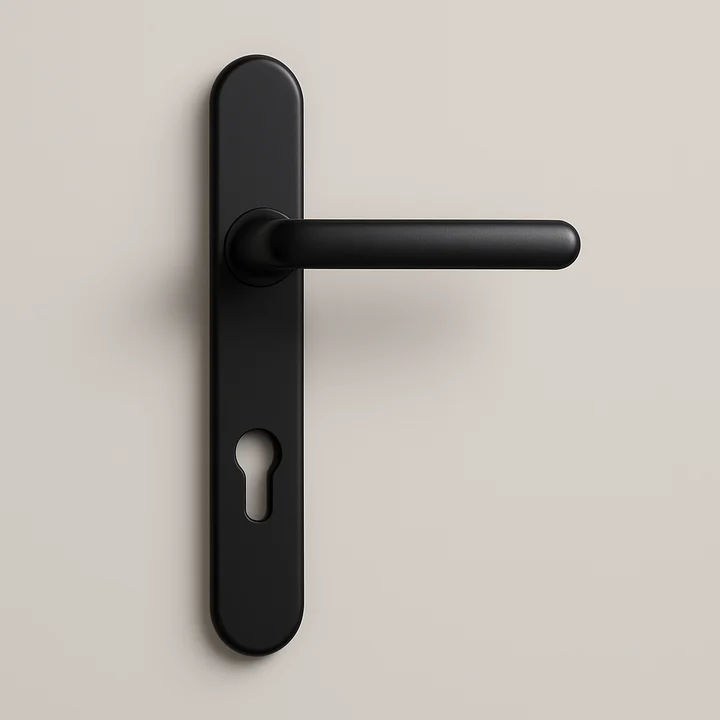Black handle finish