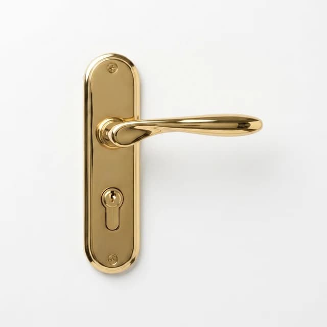 Polished Brass handle finish