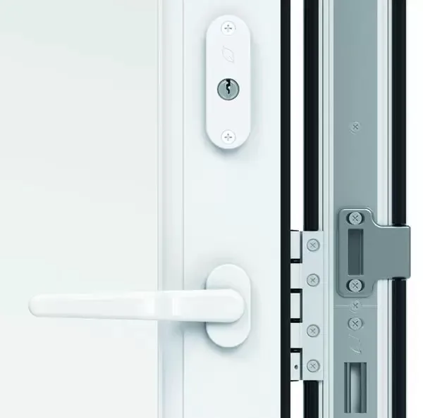 Bi-fold door handle and hardware