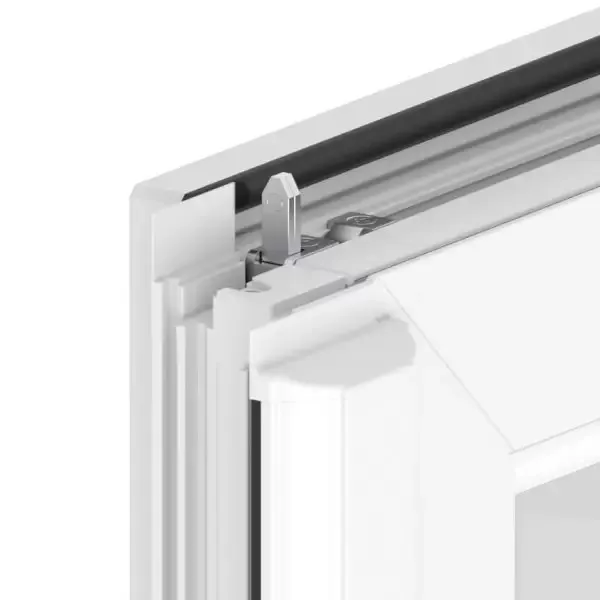 Shootbolts securing the passive leaf