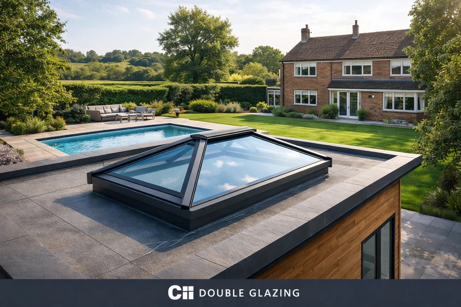 Hipped Roof Lantern installed by Cii Double Glazing in Essex
