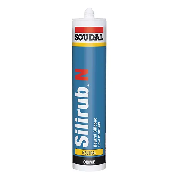 Soudal Silirub N Brilliant White Silicone 300ml