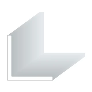 28mm uPVC flat trim profile