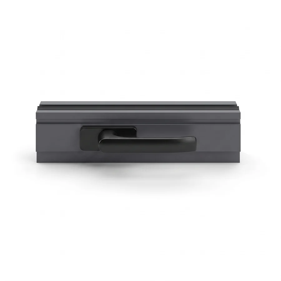 Black handle finish