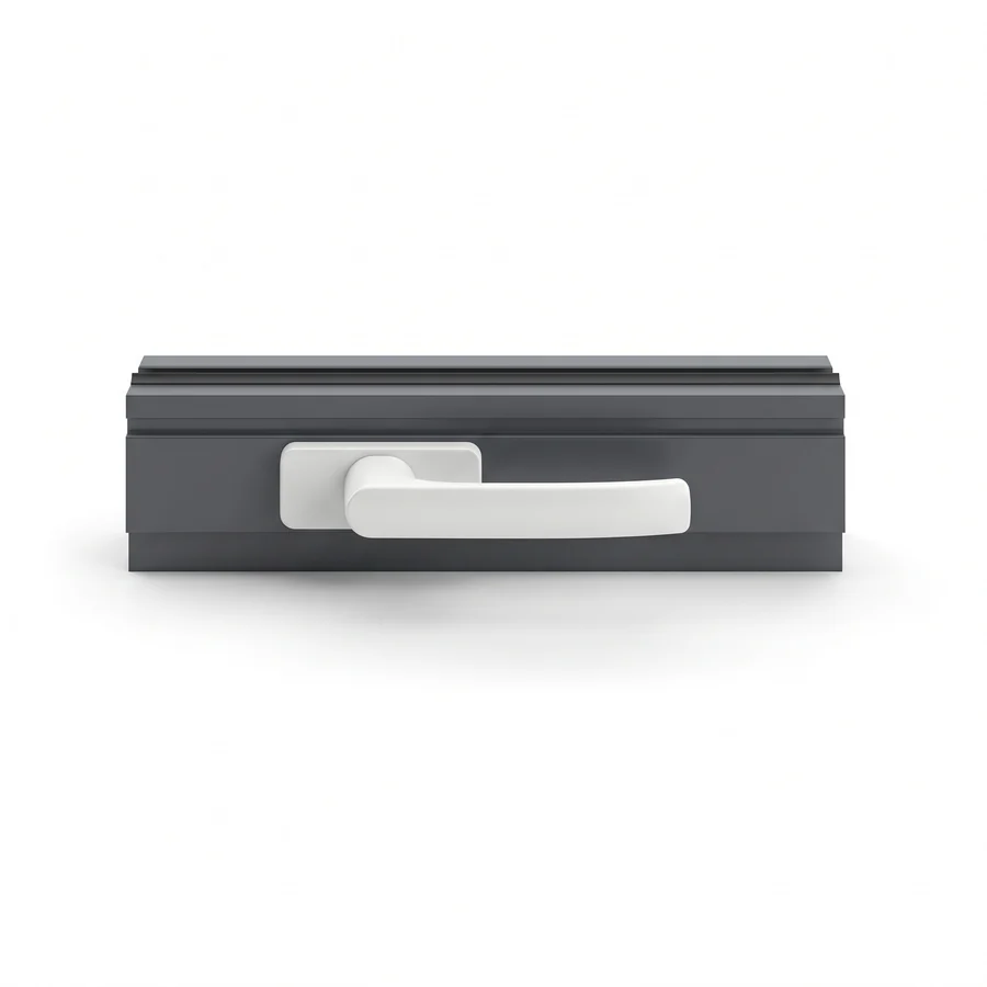 White handle finish