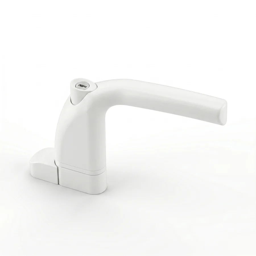 White handle finish