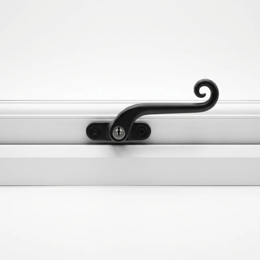 Black handle finish