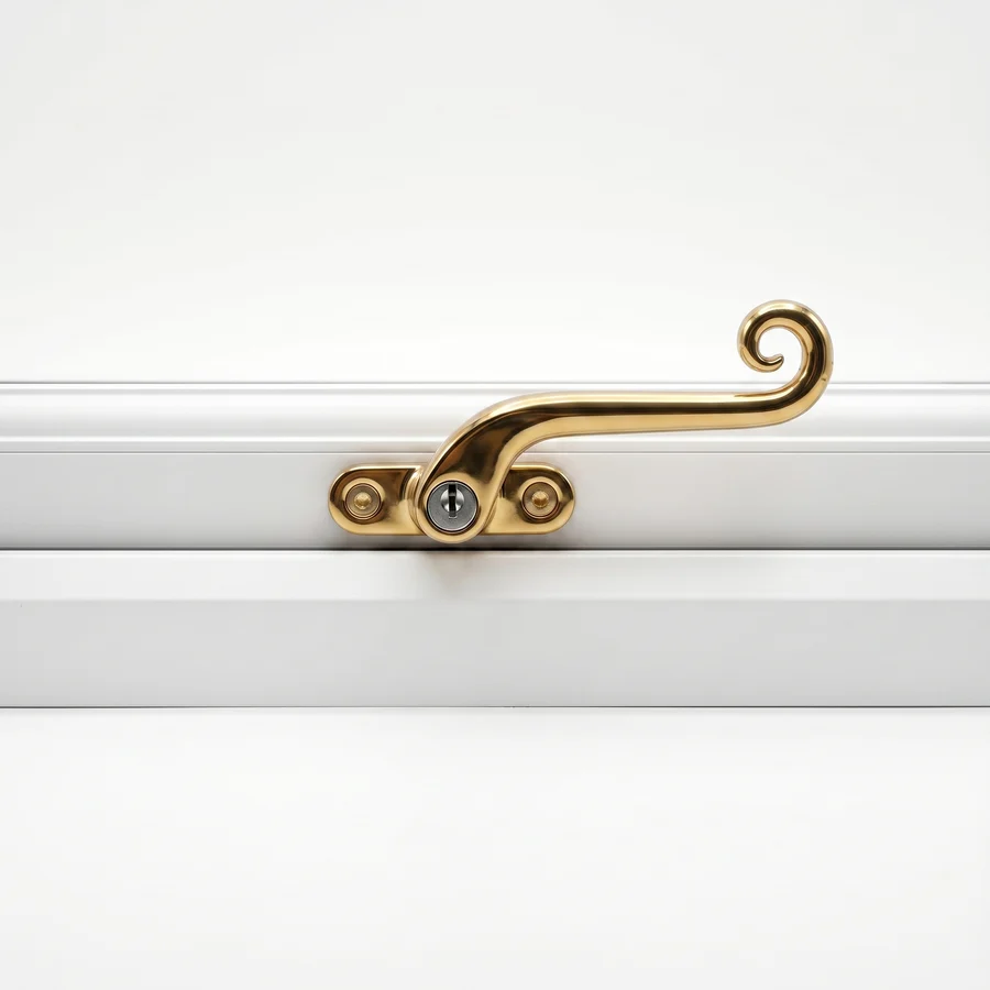 Gold handle finish