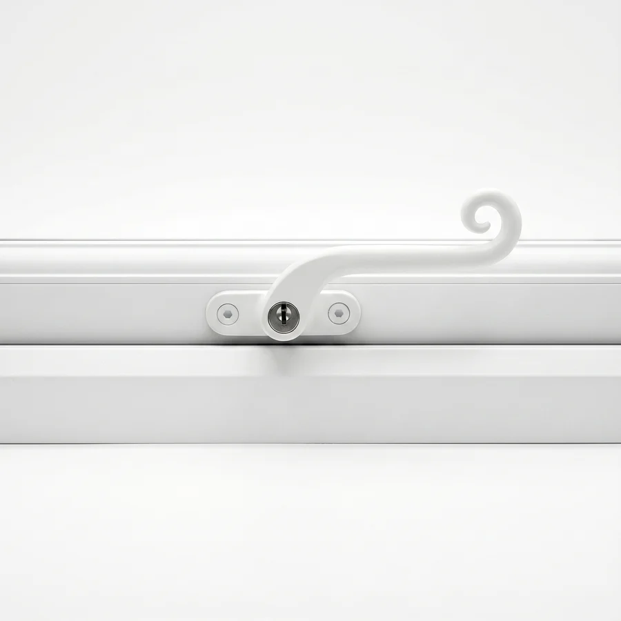 White handle finish