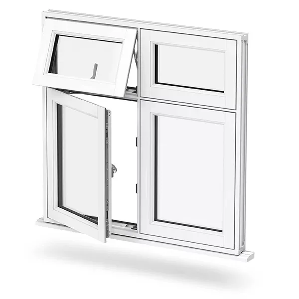 Flush Sash Windows in Smooth White